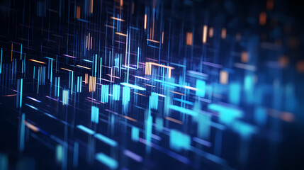 Seamless halftone dotted digital technology modern stylish futuristic banner design