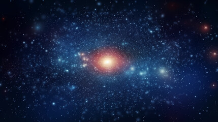 Fototapeta premium Cosmic starry sky background, nebula space