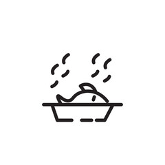 Fins Fish Animal Line Icon