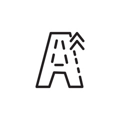 Resize Size Text Line Icon