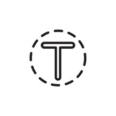 Edit Tool Text Line Icon