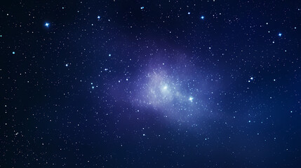 Naklejka premium Stunning illustration of nebula sparkling in the night sky