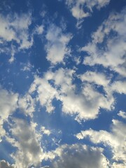 blue sky with clouds