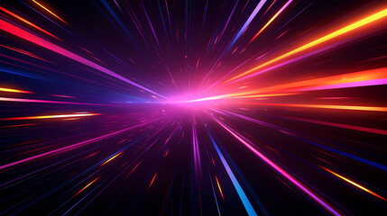 Naklejka premium Geometric pattern blue science fiction background