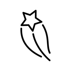 Shooting star icon