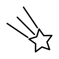 Shooting star icon