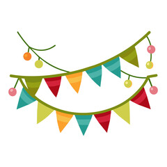 Celebration Garland Vector Illustration