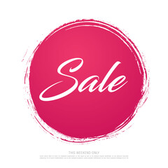 sale banner layout design vector illustration