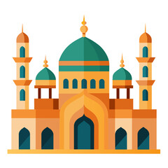vector illustration of Masjid