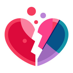 Non Homogamy Vector Illustration