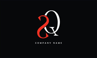 SQ, QS, S, Q Abstract Letters Logo Monogram