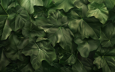 Close up of green leaves texture background. Natural background and wallpaper.
