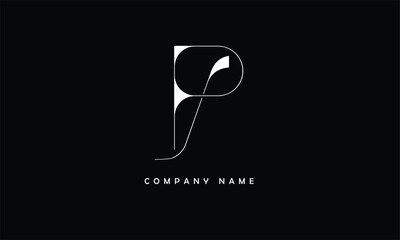 SP, PS, S, P Abstract Letters Logo Monogram
