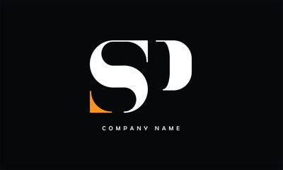 SP, PS, S, P Abstract Letters Logo Monogram