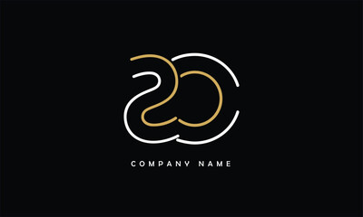 SO, OS, S, O Abstract Letters Logo Monogram