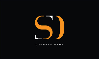 SO, OS, S, O Abstract Letters Logo Monogram