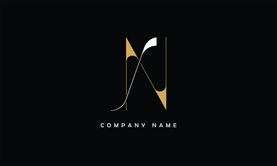 SN, NS, S, N Abstract Letters Logo Monogram