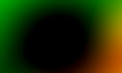 Abstract blurred background image of green, red colors gradient used as an illustration. Designing posters or advertisements.