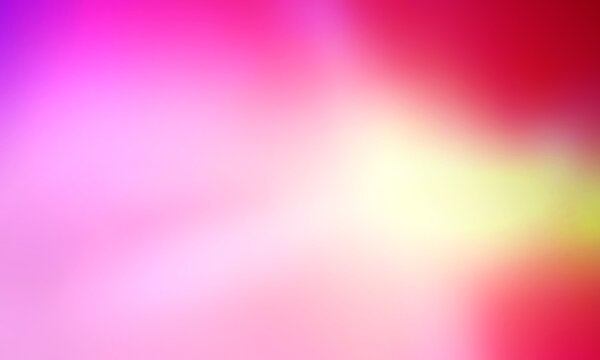 Abstract blurred background image of red, pink, yellow colors gradient used as an illustration. Designing posters or advertisements.