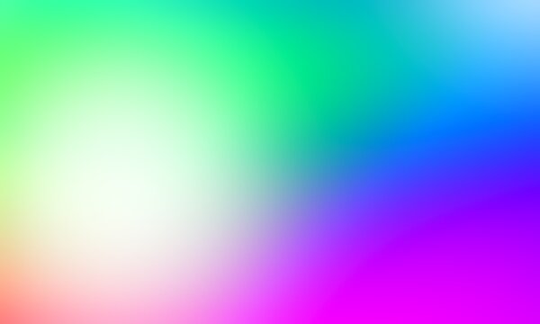 Abstract blurred background image of blue, pink, green colors gradient used as an illustration. Designing posters or advertisements.