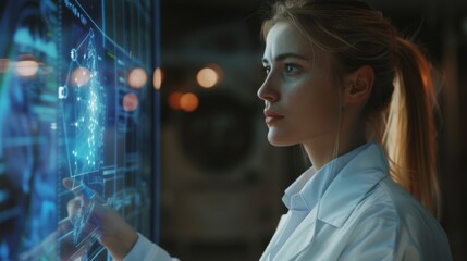 Fototapeta premium Scientist is conducting research