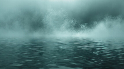 Fototapeta premium photorealistic, foggy hazy sky, background image, grey, gloomy, blurry. AI generative