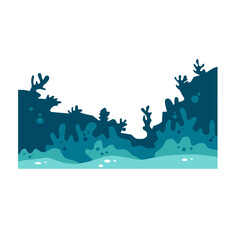 Coral and reef background 
