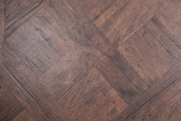 Sample of wooden flooring as background, top view