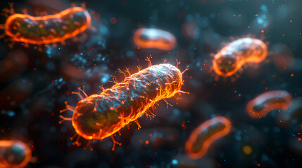 cells flowing through a microscope