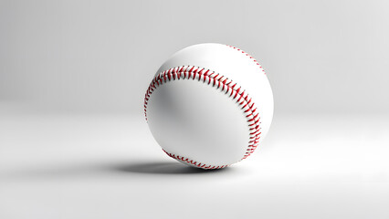 3D Baseball Ball Clean Design Enhancing Sport Event and Championship Template Visuals