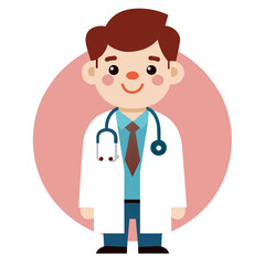 Fototapeta premium doctor with stethoscope