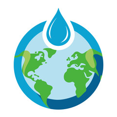 World Water Day Save Water Vector