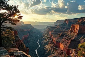 Abwaschbare Fototapete grand canyon sunrise © Anastasia