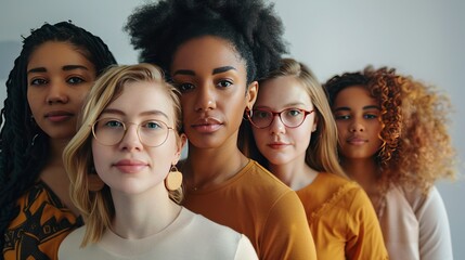 Fototapeta premium Empowering Women in the Workplace Inclusivity: Celebrating International Women's Day with Diversity Equity Inclusion 