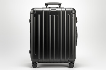 Fototapeta premium Luggage bag isolated on white background.