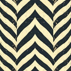 Seamless Zigzag Monochrome Pattern