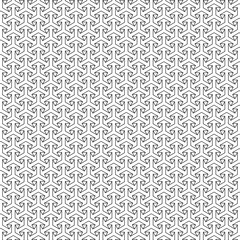 Geometric pattern background. Black and white seamless pattern. Vector Format 