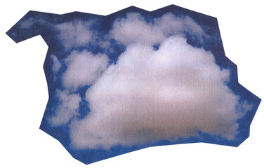 skies sky cloud element collage photo retro  clip art pop poster design