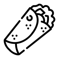 kebab Line Icon