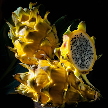 pittaya yellow dragon fruit