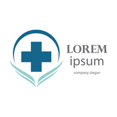 hospital and health clinic logo design