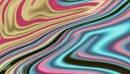 colorful holographic foil abstract liquid waves background