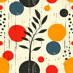 Seamless Sunny Primrose Pattern