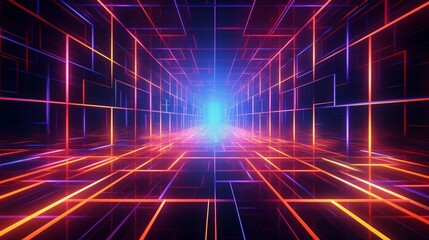 Surrealistic quantum neon membrane