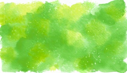 Fototapeta na wymiar abstract colorful lime green watercolor background