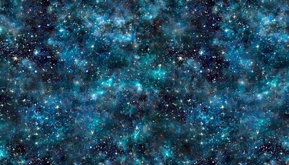 spacey seamless backdrop texture in the cosmos space wallpaper or background with tileable deep royal blue stars and nebula in the night sky astrological or astronomical design with a high degree