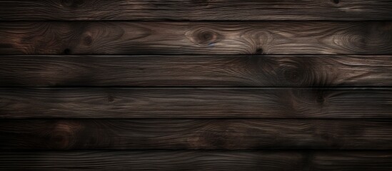 A close up of a brown hardwood wall with a blurred grey background, showcasing the natural wood...