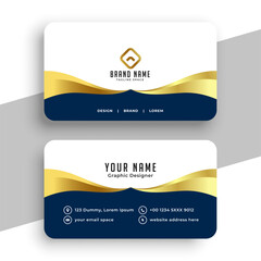 professional business card background with golden touch