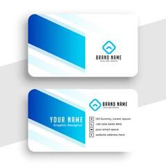 double sided professional business card background a ready to print design