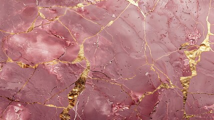 A background featuring a pastel pink marble texture adorned with golden veins, suitable for wallpaper designs, presentations, banners, flyers, and cover pages.